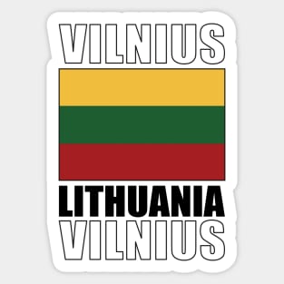 Flag of Lithuania Sticker